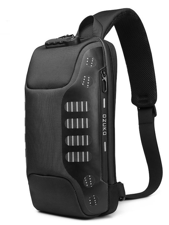 Herrentasche Sling Schwarz