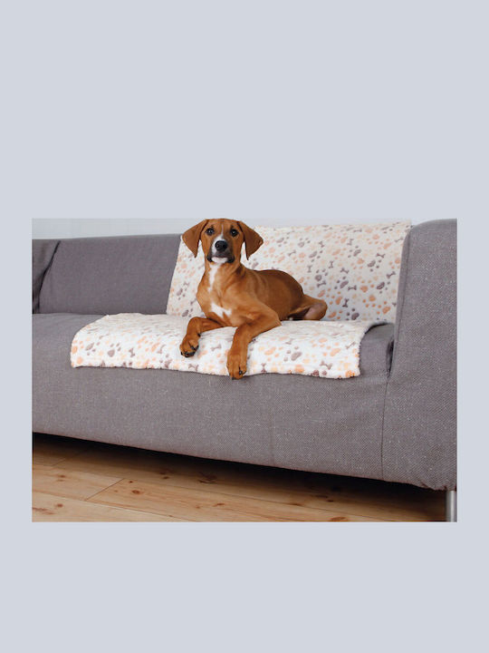 Trixie Fleece Lingo Blanket Dog White 150x100cm