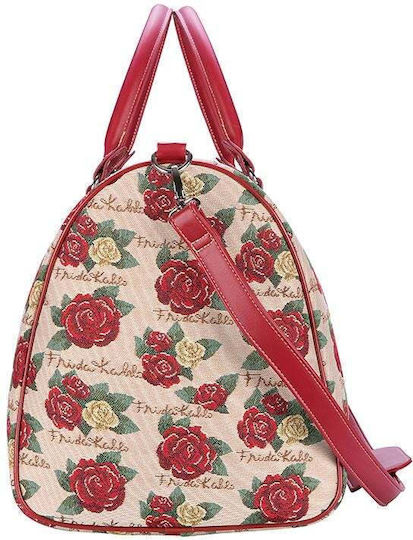 Signare Frida Kahlo Rose Reisetasche Rosa Stoff L57xB30xH29cm