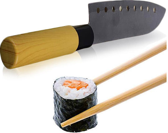 Bakaji Sushi Set Lemn Maro 7pcs