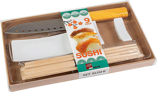 Bakaji Sushi Set Lemn Maro 7pcs