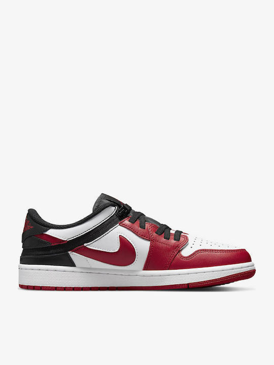Air  1 Retro Low FlyEase Herren Sneakers White / Black / Gym Red