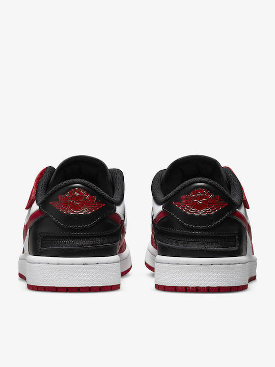 Air  1 Retro Low FlyEase Herren Sneakers White / Black / Gym Red