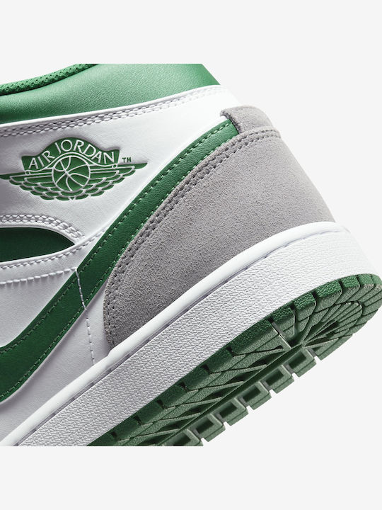 Air  1 Retro Mid SE Herren Stiefel White / Neutral Grey / Lucky Green