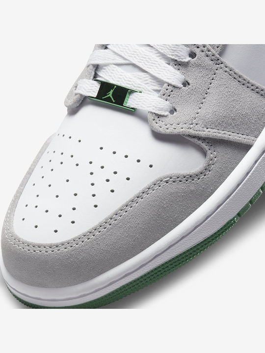 Air  1 Retro Mid SE Herren Stiefel White / Neutral Grey / Lucky Green
