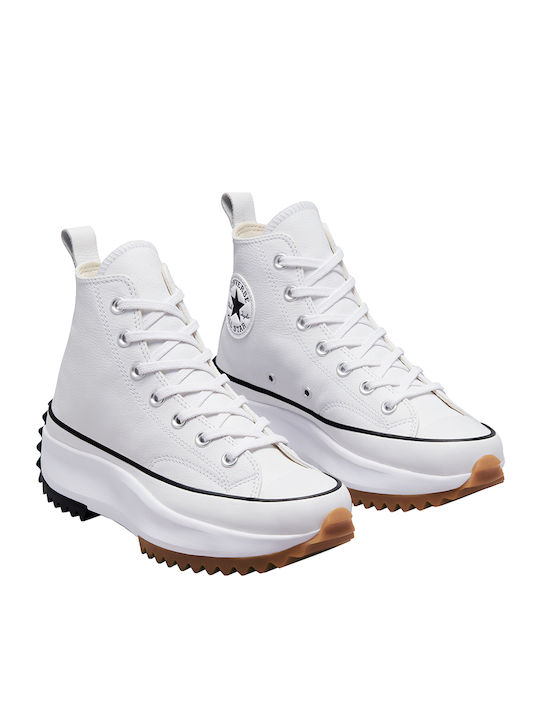 Run Star Hike Flatforms Boots White