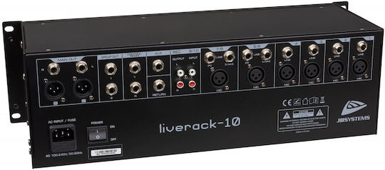 Audien LIVERACK-10 SOCON448 6 XLR Inputs & Bluetooth