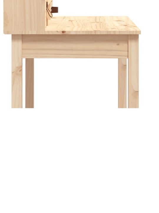 Бюро с надстройка Pine tree 110x50x93бр