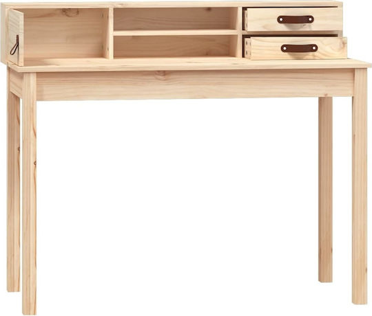 Sekretärin-Schreibtisch aus Massivholz Pine tree 110x50x93cm
