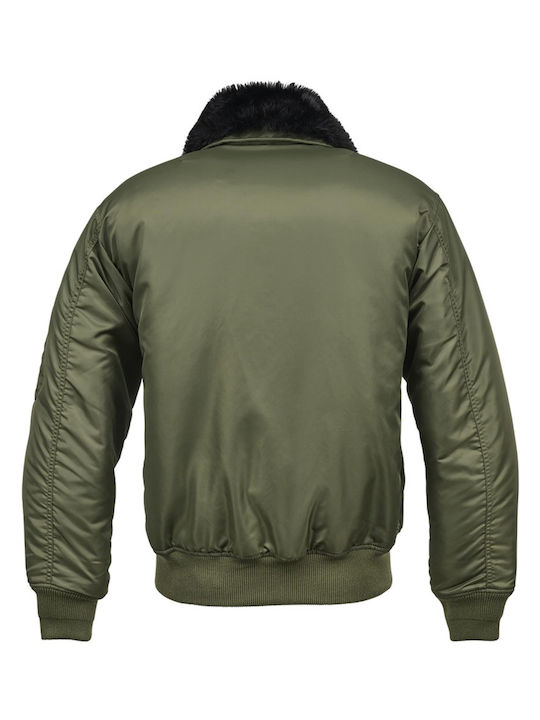 Brandit Herren Winter Jacke Bomber Olive