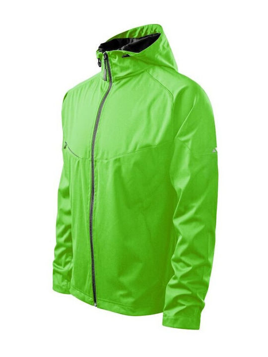 Χειμωνιάτικο Μπουφάν Softshell Αδιάβροχο και Αντιανεμικό Πράσινο