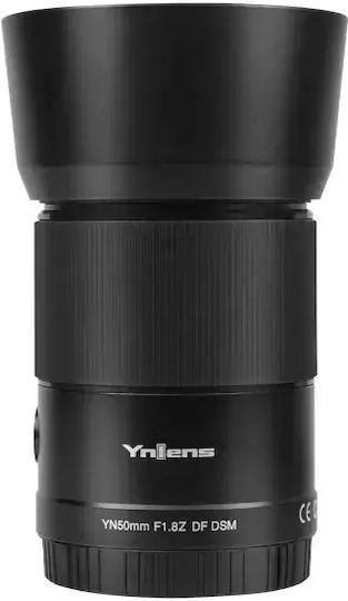 Yongnuo Full Frame Φωτογραφικός Φακός YN50MM F1.8Z DF DSM Σταθερός για Nikon Z Mount Μαύρος
