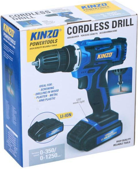 Kinzo 06418 Δραπανοκατσάβιδο Μπαταρίας 14.4V