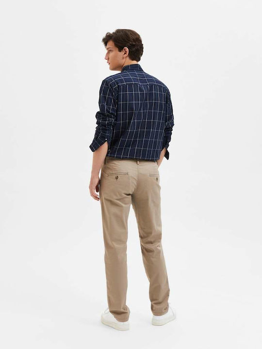 Selected Hose Chino Greige
