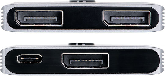Unitek Двупосочен превключвател 8K DisplayPort V1609A KVM и превключвател на данни V1609A
