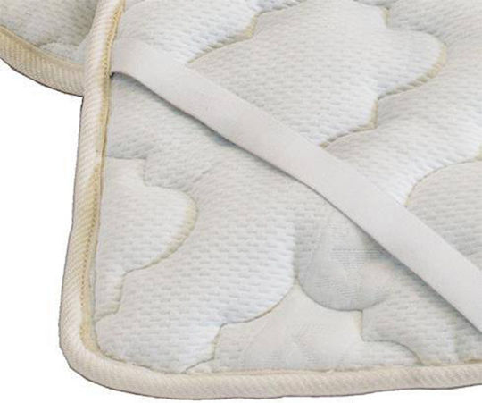 Elatirio Strom Matratzentopper Classic Einzel Polyester mit Gummibändern 90x190x2cm