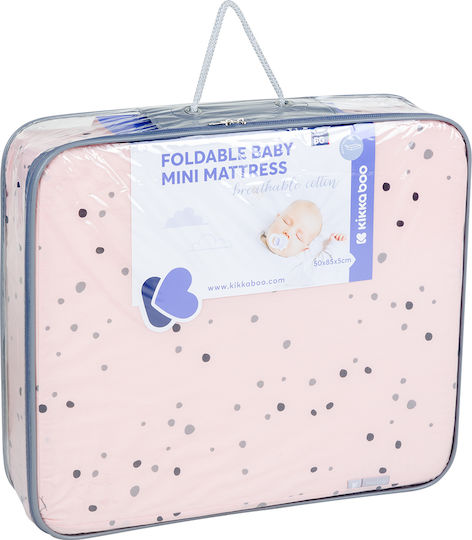 Kikka Boo Mattress Cradle Bear with Me Pink 50cmx85cmx5cm