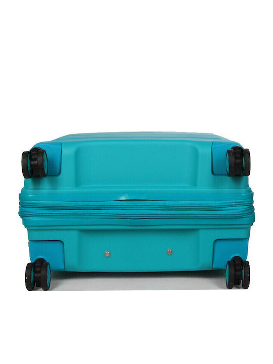 Airtex Paris H3SQG79 Μεγάλη Βαλίτσα Ταξιδίου Σκληρή Πράσινη με 4 Ρόδες Ύψους 79.5εκ.