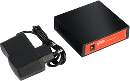 Wi-Tek WI-SG105 Unmanaged L2 Switch με 5 Θύρες Gigabit (1Gbps) Ethernet