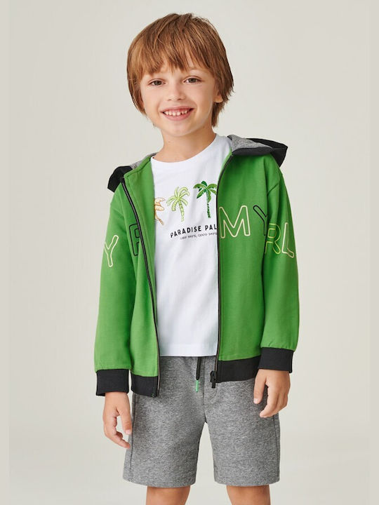 Mayoral Kids Sweatpants Set Green 2pcs