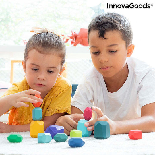 BS Toys Παιχνίδι Στοίβαξης Balancing Stones από Ξύλο για 36+ Μηνών