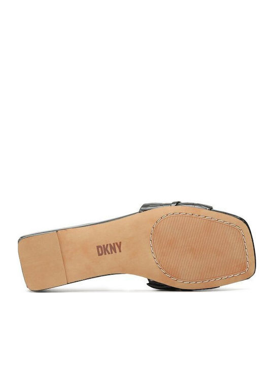 Alaina Women's Flat Sandals in Black Color