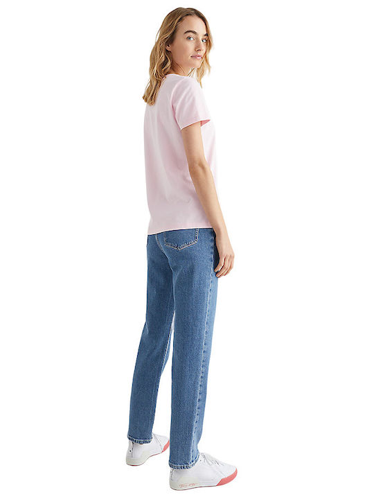 Tommy Hilfiger Γυναικείο T-shirt Ροζ