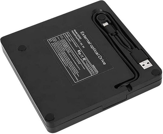 iBox External DVD/CD Recorder for Desktop / Laptop Black