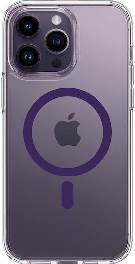 Spigen Ultra Hybrid MagFit Back Cover Plastic 2mm Durable Deep Purple (iPhone 14 Pro Max)