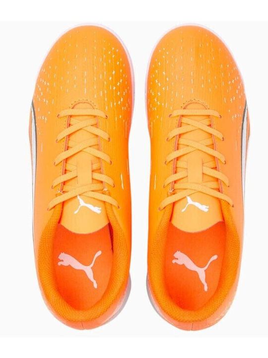 Kids Soccer Cleats Shoes Ultra Play with Turf Orange