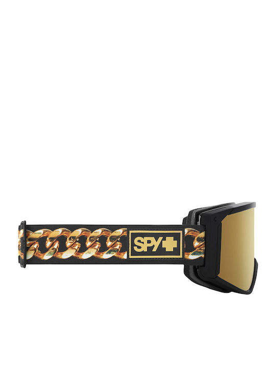 Spy Raider Ski & Snowboard Goggles Kids Pink with Lens in Gold Color