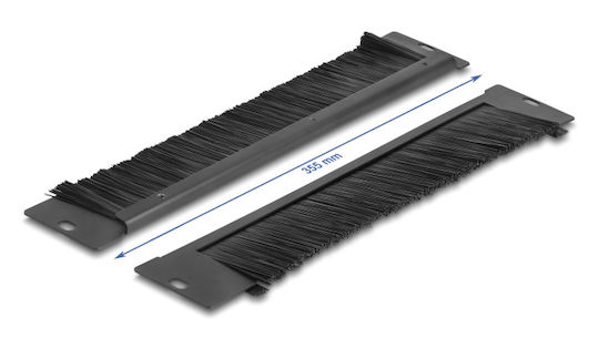 DeLock Brush Panel Black