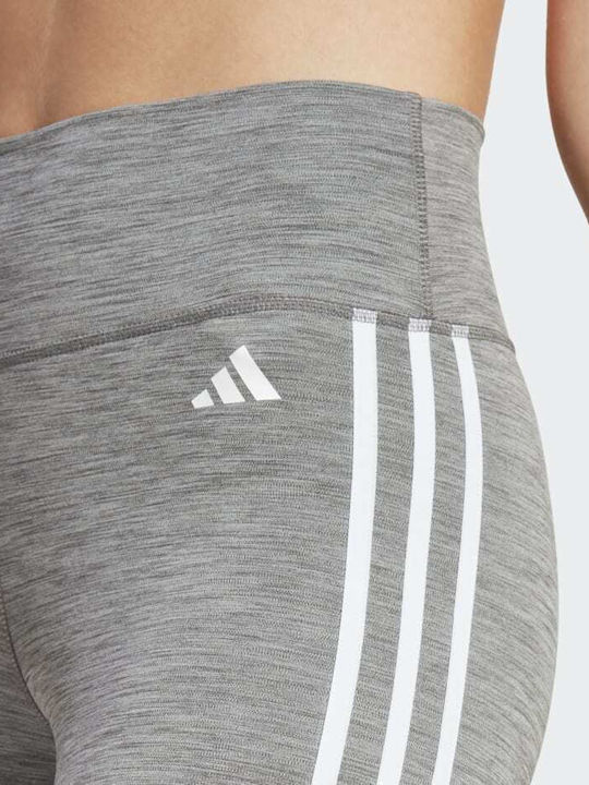 3 Stripes Обучение Женски Изрязан легинси Високоталирани Сив