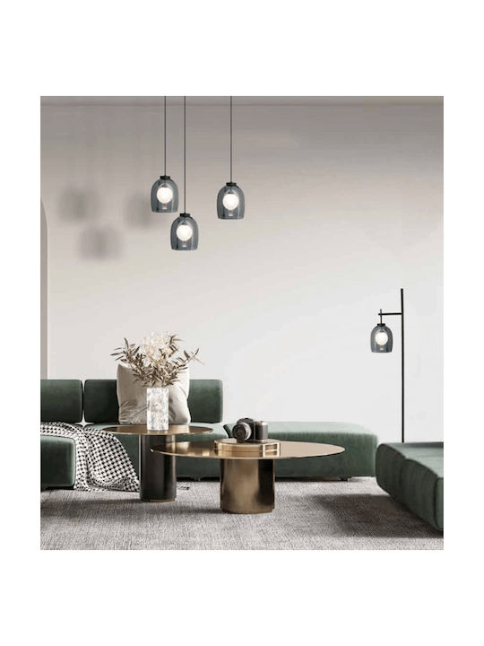 Zambelis Lights Φωτιστικό Δαπέδου Υ145εκ. Μαύρο