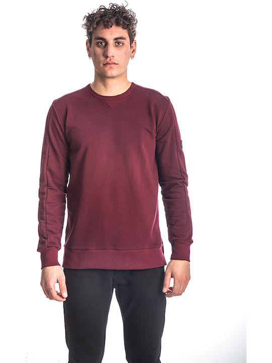 Paco & Co Herren Sweatshirt Burgundisch