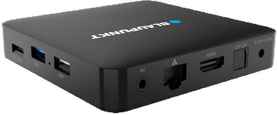 Blaupunkt TV Box B-Stream 4K UHD with WiFi USB 2.0 / USB 3.0 2GB RAM and 8GB Storage Space with Operating System Android and Google Assistant