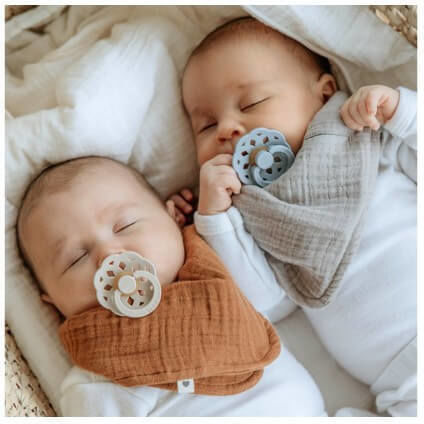 Bibs Bandana from 100% Cotton with Button Blue