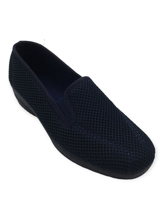 Adam's Shoes Closed-Back Women's Slippers In Blue Colour