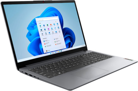 Lenovo IdeaPad 1 15AMN7 15.6" IPS FHD (Ryzen 5-7520U/8GB/512GB SSD/W11 S) Cloud Grey (GR Keyboard)