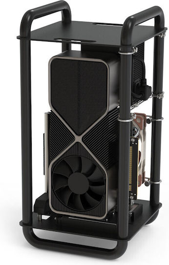 Streacom DA6 XL Mini Tower Κουτί Υπολογιστή Μαύρο