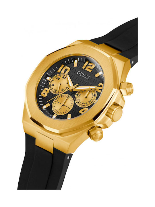 Guess Empire Men's Watch 46mm Chronograph Battery with Black Metal Bracelet