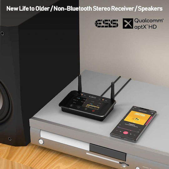 1Mii 1Mii B03Pro Bluetooth 5.0 Receiver / Transmitter με θύρες εξόδου 3.5mm Jack / Optical / RCA