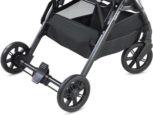 Inglesina Quid² Baby Stroller Suitable for Newborn Animalier Grey 6.4kg