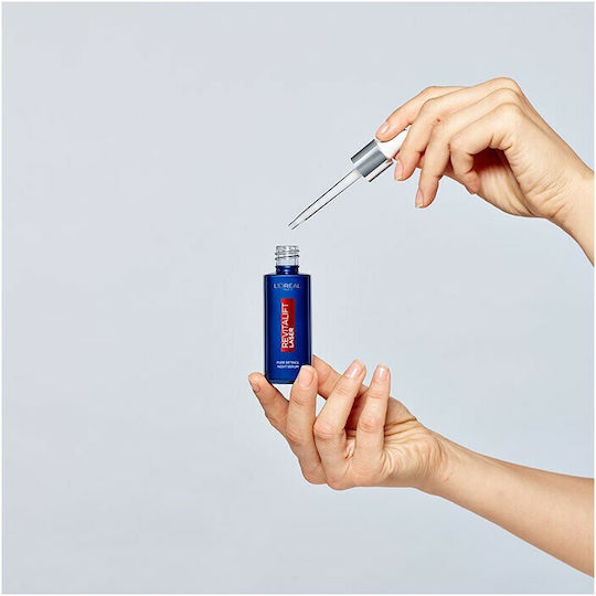 L'Oreal Paris Revitalift Laser Night Feuchtigkeitsspendend & Anti-Aging Serum Gesicht mit Retinol für Straffung 30ml
