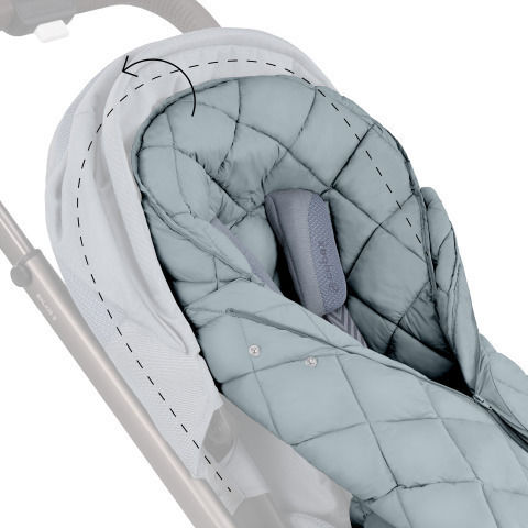 Cybex Snogga Universal Sac de picioare pentru cărucior Autumn Gold Burnt Red 90x50εκ.