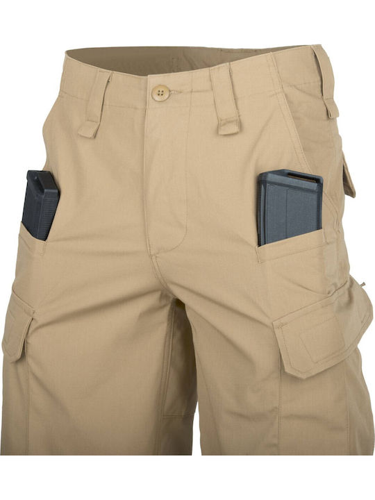 Helikon Tex Shorts CPU PolyCotton Ripstop Hunting Pants Khaki in Beige Colour