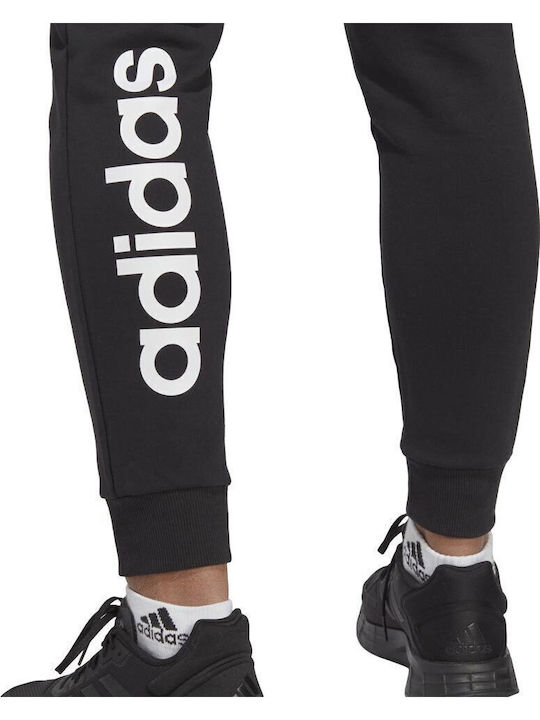 Essentials Linear French Terry Cuffed Jogginghose Jogger Schwarz