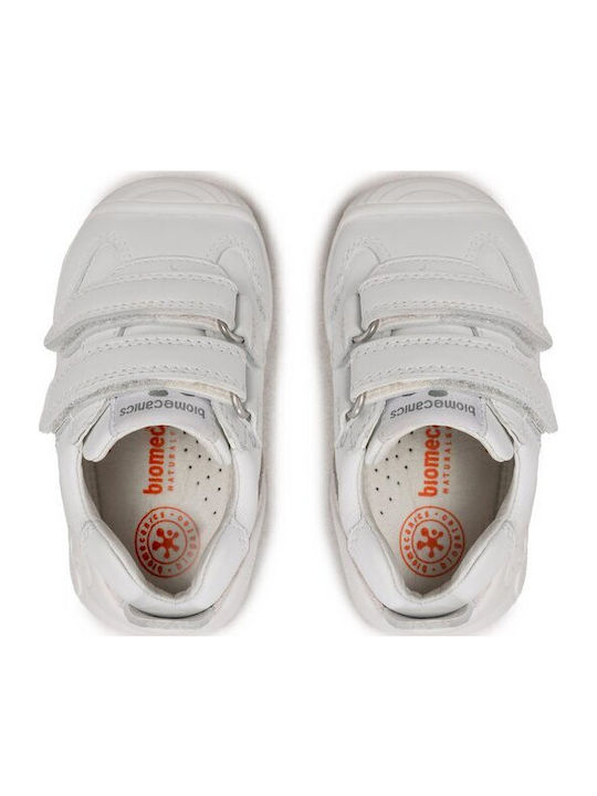 Kids Sneakers with Scratch White
