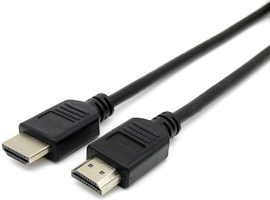 Equip Cable HDMI male - HDMI male 1.8m Μαύρο