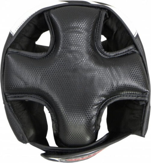 Sport Masters Adult Open Face Boxing Headgear Synthetic Leather White
